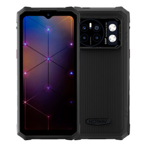 HOTWAV CYBER 13, téléphone robuste IP68/IP69K, 8 Go + 128 Go, 10800 mAh, 6,6 pouces Android 14.0 Unisoc T606 Octa Core, réseau : 4G, NFC, OTG (noir) SH708B176-20