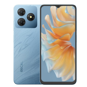  Blackview Oscal FLAT 2, 4 Go + 128 Go, 6,6 pouces Android 14 Unisoc T606 Octa Core, Réseau : 4G (Bleu) SB729L1830-20