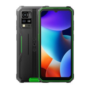  Blatskviev BV4800 Pro, N&B + 128 Go, IP68/IPSHYAK/MIL-STD-810X, avec 56 pouces Android 14 Unisoc T606 Vinaigre, Réseau : ChG, OTG (Vert) SB774G1199-20