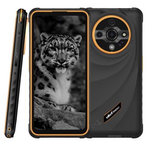  Ulefone Armor X31, 6 Go + 128 Go, vision nocturne, téléphone robuste IP68/IP69K, 6,56 pouces Android 14 MediaTek Helio G91 Octa Core, réseau : 4G, NFC, OTG (Orange) SU840E1296-20