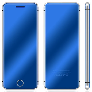 Ulcool V66+, 1,54 pouces, MTK6261D, prise en charge de la synchronisation Bluetooth, numérotation Bluetooth, FM, anti-perte, GSM, double SIM (bleu) SH887L1677-20
