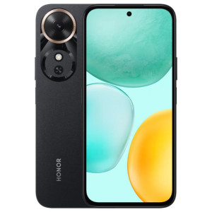 Honor Play 60, 6 Go + 128 Go, lecteur d'empreintes digitales latéral, écran 6,61 pouces, MagicOS 9.0, Dimensity 6300 Octa Core, réseau 5G, OTG (noir) SH900B1897-20