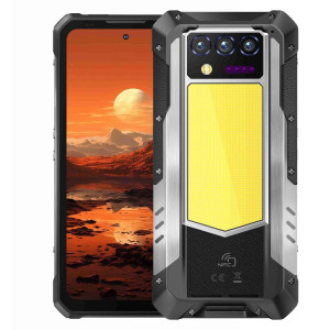  Téléphone robuste Oukitel WP100 avec télémètre laser, 12 Go + 512 Go, appareil photo 200 Mpx, reconnaissance d'empreintes digitales, écran 6,8 pouces, Android 14, MediaTek Dimensity 7300 Octa Core, SO967B1678-20