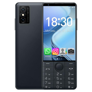 Téléphone à clavier DOOV R70, 6 Go + 128 Go, 4 pouces, Android 13, Mediatek MT6762 Octa Core, réseau 4G, compatible Google Store, avec appareil photo (noir) SD973B947-20
