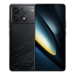  Xiaomi POCO F6 Pro Global, 12 Go + 512 Go, lecteur d'empreintes digitales à l'écran, 6,67 pouces Xiaomi HyperOS Snapdragon 8 Gen 2 Octa Core 3,19 GHz, NFC, réseau : 5G (noir) SX983B164-20