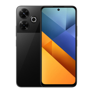  Xiaomi POCO M6 Global, 8 Go + 256 Go, lecteur d'empreintes digitales latéral, 6,79 pouces Xiaomi HyperOS MediaTek Helio G91-Ultra Octa Core 2,0 GHz, NFC, réseau : 4G (noir) SX985B204-20
