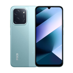  Xiaomi POCO C85 Global, 6 Go + 128 Go, lecteur d'empreintes digitales latéral, écran 6,9 pouces, Xiaomi HyperOS 2, MediaTek Helio G81-Ultra Octa Core, NFC, réseau 4G (vert) SX010G105-20