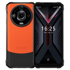  Téléphone robuste HOTWAV T7, 6 Go + 256 Go, 6280 mAh, 6,6 pouces Android 13 MT8788 Octa Core, réseau : 4G, OTG (Orange) SH379E286-20