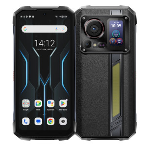  Téléphone robuste HOTWAV Hyper 7 Pro, 16 Go + 256 Go, 10800 mAh, 6,6 pouces Android 14 MediaTek Dimensity 7050 5G, réseau : 5G, OTG, NFC (noir) SH550B1944-20