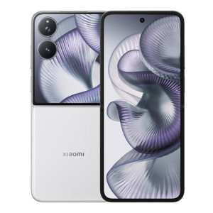 Xiaomi MIX Flip 2, 16 Go + 1 To, 6,86 pouces + 4,01 pouces, Xiaomi HyperOS 2, Snapdragon 8 Elite Octa Core, NFC, réseau 5G (blanc) SX407W1014-20