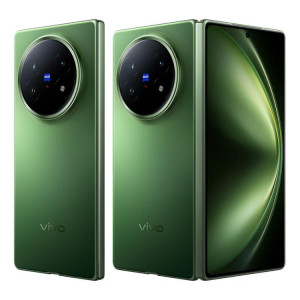 Vivo X Fold5, 16 Go + 1 To, 8,03 pouces + 6,53 pouces Android 15 OriginOS 5 Snapdragon 8 Gen 3 Octa Core, OTG, NFC, Réseau : 5G (Vert) SH428G644-20