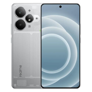Realme Neo7 Turbo, 12 Go + 512 Go, 6,8 pouces, Android 15 / Realme UI 6.0, MediaTek Dimensity 9400e Octa Core, NFC, réseau 5G, compatible Google Play (gris) SR477H63-20