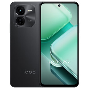 vivo iQOO Z9x, double caméra arrière, 8 Go + 256 Go, identification par empreinte digitale sur écran Face ID, 6,72 pouces Android 14.0 OriginOS 4 Snapdragon 6 Gen 1 Octa Core 2,2 GHz, OTG, réseau : 5G, prise en SV528B312-20