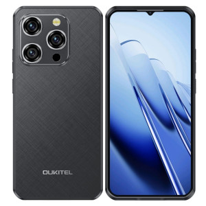 Téléphone robuste Oukitel WP52 5G, 4 Go + 256 Go, 6,6 pouces Android 14.0 MediaTek Dimensity 6100+ Octa-core 3,0 GHz, NFC, OTG, réseau : 5G (noir) SO607B305-20