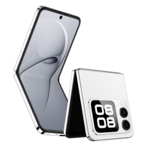 Huawei nova Flip, 12 Go + 256 Go, identification par empreinte digitale latérale, 6,94 pouces + 2,14 pouces HarmonyOS 4.2 Octa Core, NFC, OTG, ne prend pas en charge Google Play (blanc) SH611W1253-20
