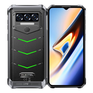  Téléphone robuste Oukitel WP38, 12 Go + 256 Go, IP68/IP69K, identification par empreinte digitale, 10 600 mAh, 6,52 pouces MediaTek MT8788 Octa Core, NFC, OTG, réseau : 4G (vert) SO738G1255-20