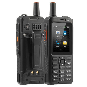 Téléphone robuste UNIWA F40 POC Talkie Walkie, 1 Go + 8 Go, IP65 étanche à la poussière antichoc, batterie 4000 mAh, 2,4 pouces Android 6.0 MTK6737 Quad Core, réseau: 4G, PTT (noir) SU750B6-20