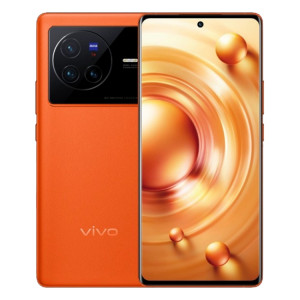 Vivo X80 5G V2183A, appareil photo 50 MP, 8 Go + 256 Go, Caméras triple arrière, identification des empreintes digitales de l'écran, batterie 4500 mAh, 6,78 pouces Android 12.0 OriginOS Ocean MediaTek Dimensity 9000 SV122E511-20
