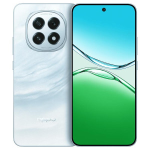 OPPO A5 5G, 12 Go + 256 Go, écran 6,7 pouces, reconnaissance d'empreintes digitales, ColorOS 15.0, Qualcomm Snapdragon 6 Gen 1 Octa Core, OTG, NFC, réseau 5G (bleu) SO564L1094-20