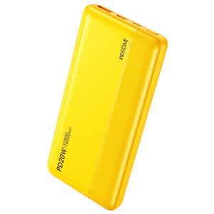 WEKOME WP-03 Tidal Energy Series 10000mAh 20W Banque d'alimentation à charge rapide (Jaune) SW013Y785-20