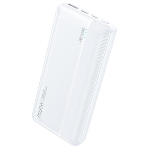 WEKOME WP-04 Tidal Energy Series 20000mAh 20W Banque d'alimentation à charge rapide (Blanc) SW014W1151-20