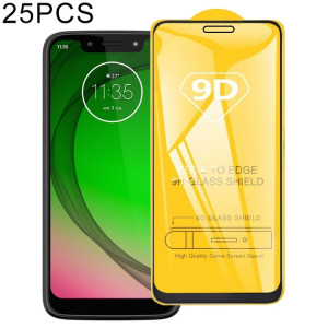 25 PCS pour Motorola Moto G7 Play 9D Full Glue Film en verre trempé plein écran SH2905632-20