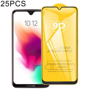 25 PCS pour Motorola Moto G7 Plus 9D Full Glue Film en verre trempé plein écran SH2907996-20