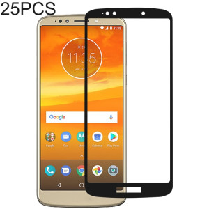 25 PCS Full Glue Film de protection d'écran en verre trempé pour Motorola Moto E5 Plus SH54321324-20