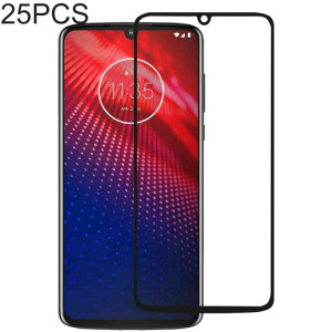 25 PCS Full Glue Full Cover Protecteur d'écran Film en verre trempé pour Motorola Moto Z4 SH5436645-20