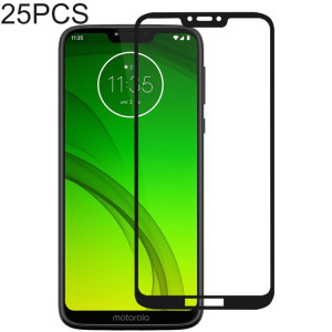 25 PCS Full Glue Full Cover Protecteur d'écran Film en verre trempé pour Motorola Moto G7 Power SH5440311-20