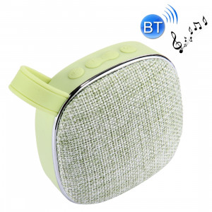 Haut-parleur stéréo Bluetooth X25 Portable Fabric Design, avec microphone intégré, prise en charge des appels mains libres et carte TF & AUX IN, distance Bluetooth: 10 m (vert) SH722G249-20