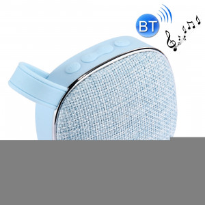 Haut-parleur stéréo Bluetooth X25 Portable Fabric Design, avec MIC intégré, prise en charge des appels mains libres et carte TF & AUX IN, Bluetooth Distance: 10m (bleu) SH722L750-20