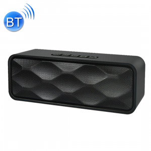 SC211 Haut-parleur Bluetooth pour lecture de musique multifonctions, prise en charge des appels mains libres et carte TF et fonction U-disk et AUX audio et FM (noir) SH506B1949-20