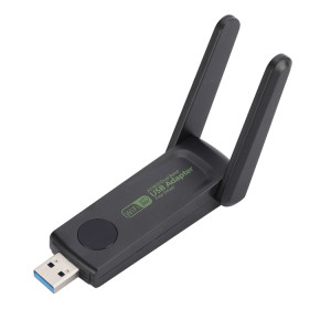 1516 Carte réseau sans fil sans pilote Gigabit double bande 5G 150 Mbps Carte réseau USB pour ordinateur (noir) SH587B1990-20