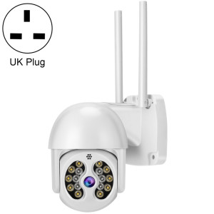 TUYA QX56 3.0 MILLIONS PIXELS IP66 Imperméable 2.4G Caméra IP sans fil, Détection de mouvement de support et Vision audio à deux voies Vision Night & Color Color et Carte TF, Fiche Audio SH17UK443-20