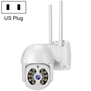 TUYA QX56 3.0 MILLIONS PIXELS IP66 Imperméable 2.4G Caméra IP sans fil, Détection de mouvement de support et Vision audio à deux voies Vision Night & Color Color et Carte TF, Fiche Audio SH17US1494-20