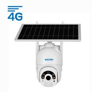 Escam QF450 HD 1080P 4G Version EU Caméra IP à énergie solaire sans mémoire, supporte la détection de mouvement de l'audio et du PIR à double sens et la vision nocturne et la carte TF SE0239441-20