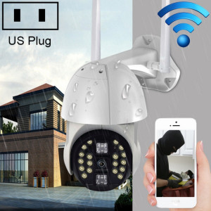 Le téléphone portable étanche extérieur Q20 fait pivoter à distance la caméra WiFi HD sans fil, prend en charge trois modes de vision nocturne et de détection de mouvement, vidéo / alarme et enregistrement, prise SH661B1197-20