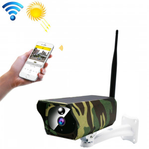 Caméra IP solaire WiFi sur batterie VESAFE VS-Y4 1080P HD, avec détection de mouvement PIR et vision nocturne infrarouge et carte TF (64 Go max.) SH7089717-20