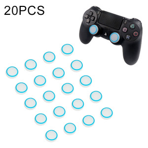 Housse de protection en silicone lumineux 20 pièces pour manette de jeu PS4 / PS3 / PS2 / XBOX360 / XBOXONE / WIIU (bleu) SH063L1304-20