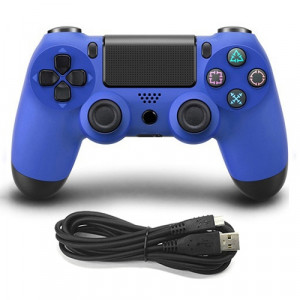 Contrôleur de jeu câblé DUALSHOCK 4 pour Sony PS4 (bleu) SH177L1464-20