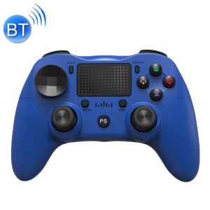 Manette de jeu Bluetooth sans fil P912 pour PS4 / PC (bleu) SH187L1890-20