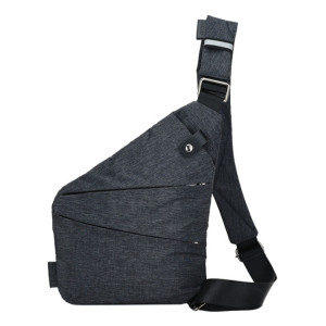 Multi-Function Portable Anti-Theft Polyester Business Chest Bag Outdoor Sports Shoulder Bag for Men (Grey) SH193H1557-20