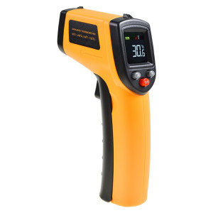 Thermomètre infrarouge à point laser numérique portable GM333, plage de température:-50-400 degrés Celsius SH17181021-20
