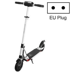  KUGOO S1 Pro Scooter électrique pliant 8 pouces pneus 350W moteur écran d'affichage LCD 3 modes de vitesse, vitesse maximale: 30 km / h (blanc) SK9WEU1314-20