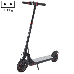  Kugoo S1 plus scooter électrique pliant avec pneus de nid d'abeille de 8 pouces et batterie 7,5Ah, prise EU (Noir) SK4BEU244-20