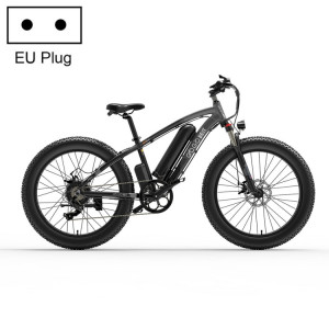  Gogouseat GF600 48V 13AH 1000W Transmission Vélo électrique avec pneus de 26 pouces, prise EU (gris noir) SG6HEU949-20