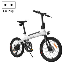  HIMO C20 10AH 250W Vélo électrique pliant avec des pneus de 20 pouces, prise EU (blanc) SH4WEU243-20
