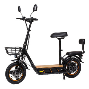  KuKirin C1 Pro 500W 48V 26Ah Scooter tout-terrain électrique avec pneus 14 pouces et siège arrière, SK7BEU1750-20