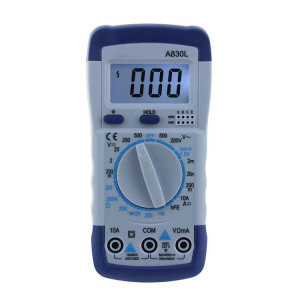 Instrument électrique domestique de multimètre de poche ANENG A830L (bleu blanc) SA759A630-20